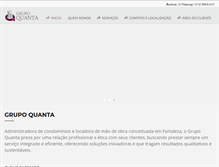 Tablet Screenshot of grupoquanta.com